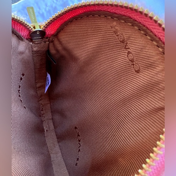 Coach Coin Case In Shearling - Picture 6 of 7